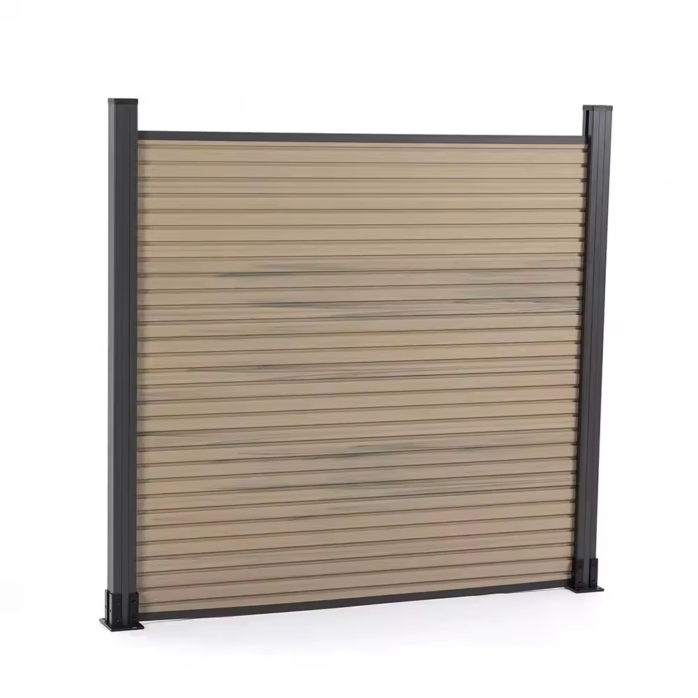 Co extrusion wpc wood plastic composite fence