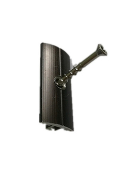 wood plastic composite deckind wall panel fence clips