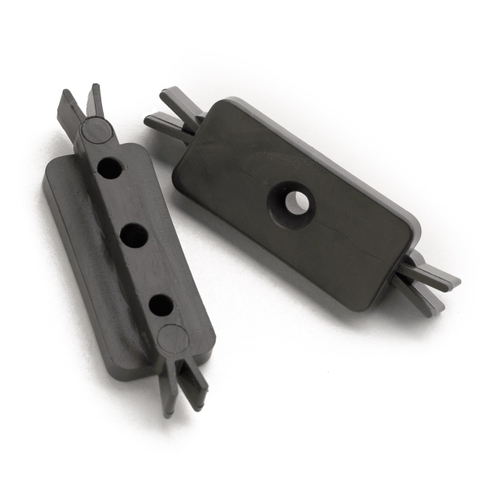 wood plastic composite deckind wall panel fence clips