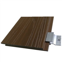wood plastic composite deckind wall panel fence clips