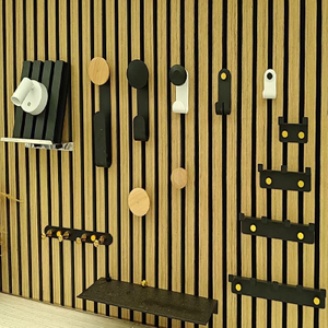 Modern Eco-Friendly MDF Acoustic Foam Panels with NRC 1.1 for Hotels Hospitals Gyms Bathrooms & Halls-Hanging Installation