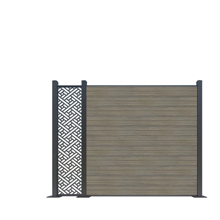 Co extruded wpc wood plastic composite fencing