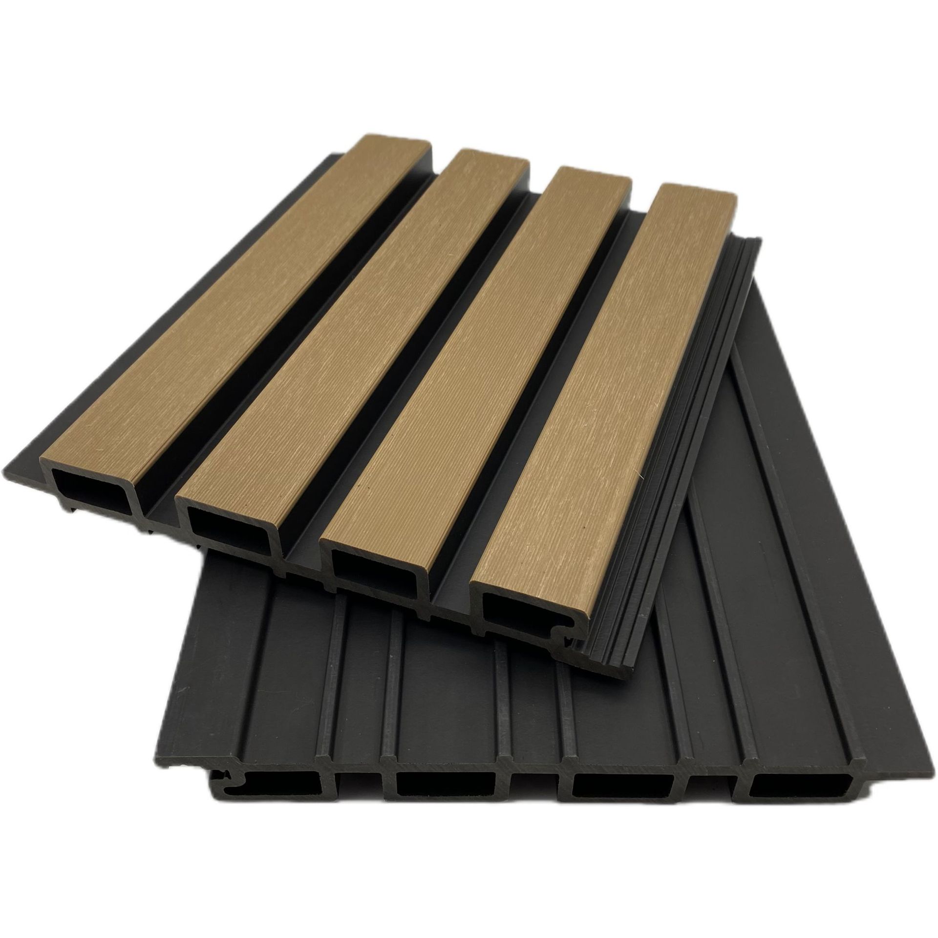 Modern Style Exterior Co-Extruded Outdoor Wall WPC Panel Decor