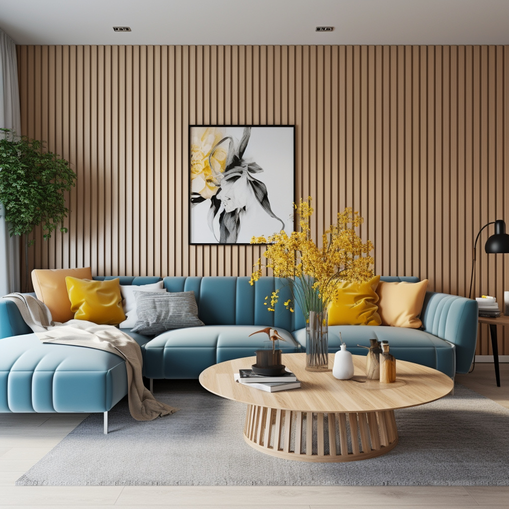 Dayin Manufacturer NEW ARRIVAL Slatted Acoustic Panel on Wall Wood Decor for Living Room Bedroom Noise Reduction