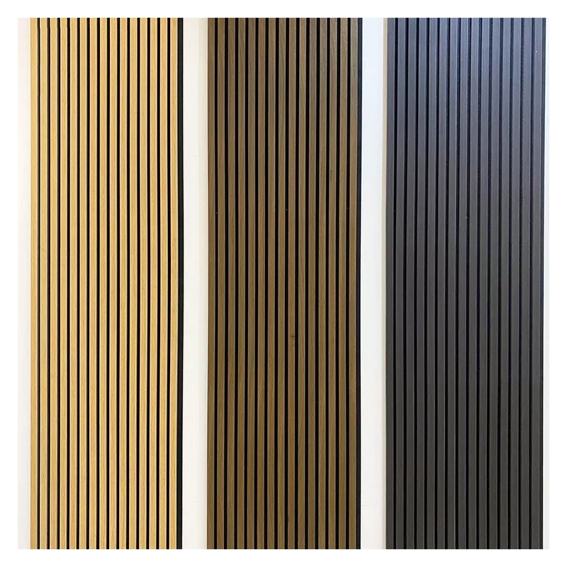 Modern Design Wood Acoustic Wall Panels with Veneer Finish for Studios And Hotels-Custom Graphic Design Capability