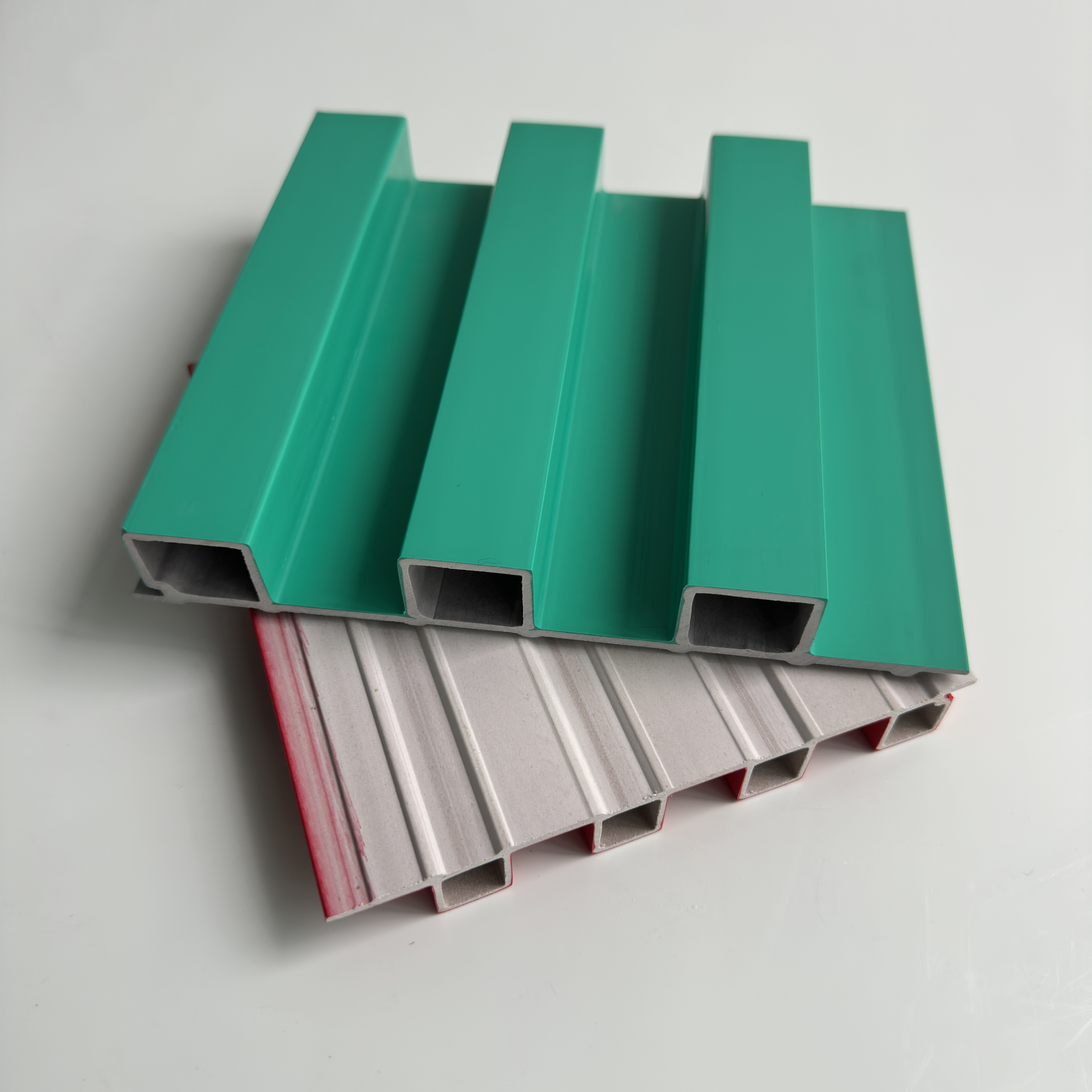 Price Interior Wall Cladding Waterproof And Flame-retardant WPC Artistic Shutter Background Luxury Design Grooved Batten Board