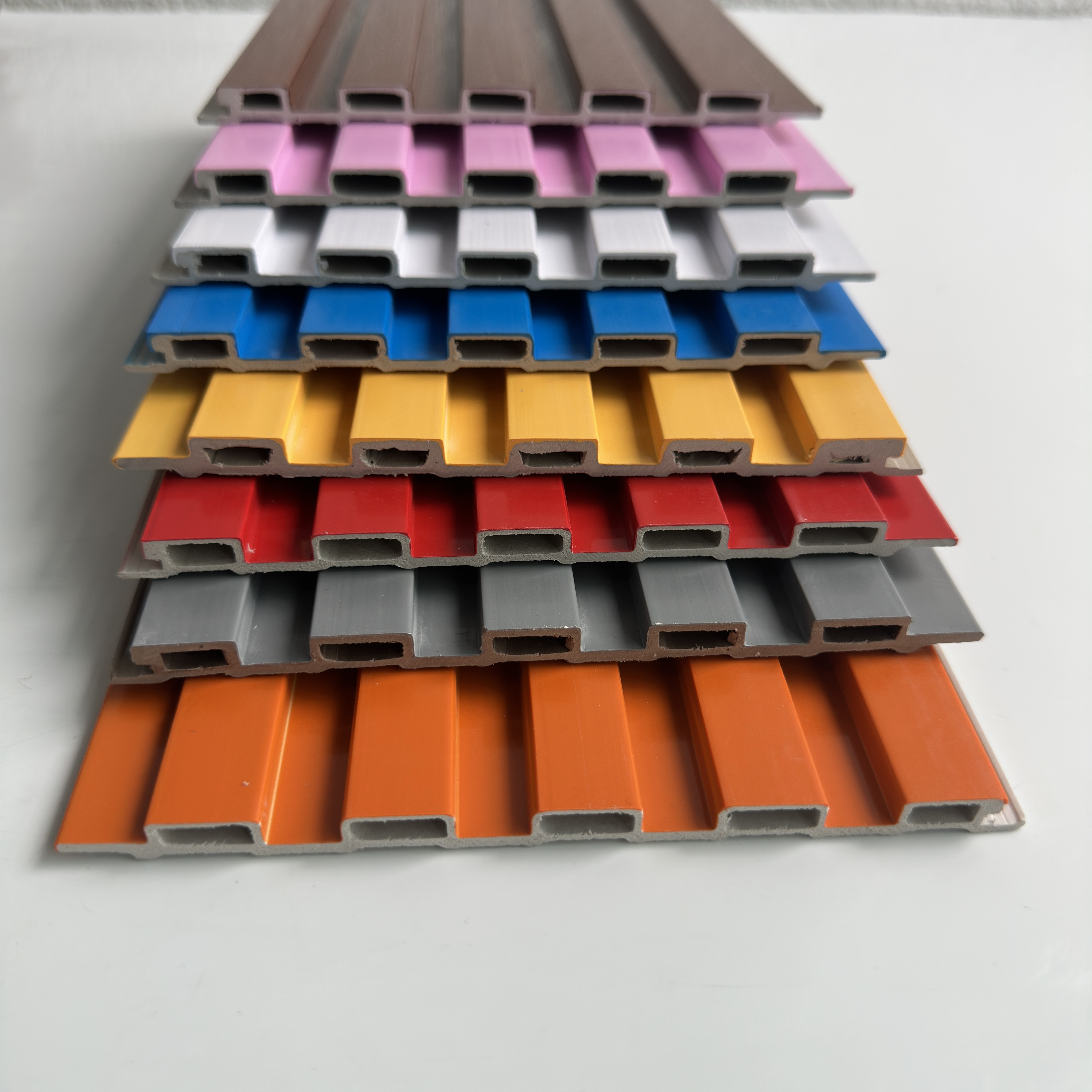 Third-generation technology co-extruded ASA coated lightweight wall panels, outdoor decorative wall panels, polyvinyl chloride grooved panels
