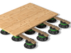 Outdoor Deck Ceramic Tiles Flooring Joist Best-Selling Self-Leveling Paver Support Adjustable Plastic Pedestal