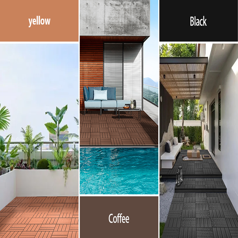 Dropship-Friendly WPC Deck Tiles – No Glue Needed Easy Assembly for Patio & Garage Floors