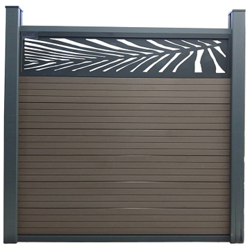 Co extrusion wpc wood plastic composite Rails