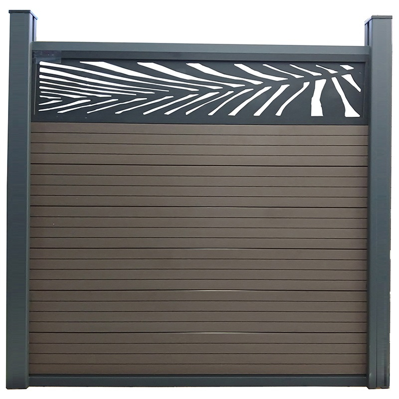 Co extrusion wpc wood plastic composite Rails