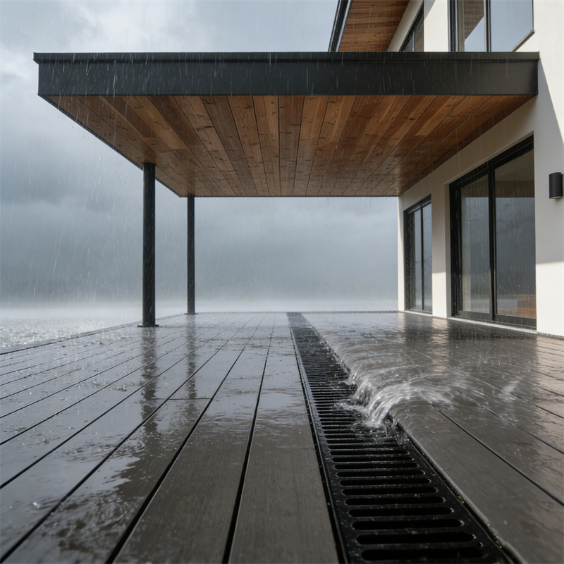 WPC Decking for Park And Public Landscape