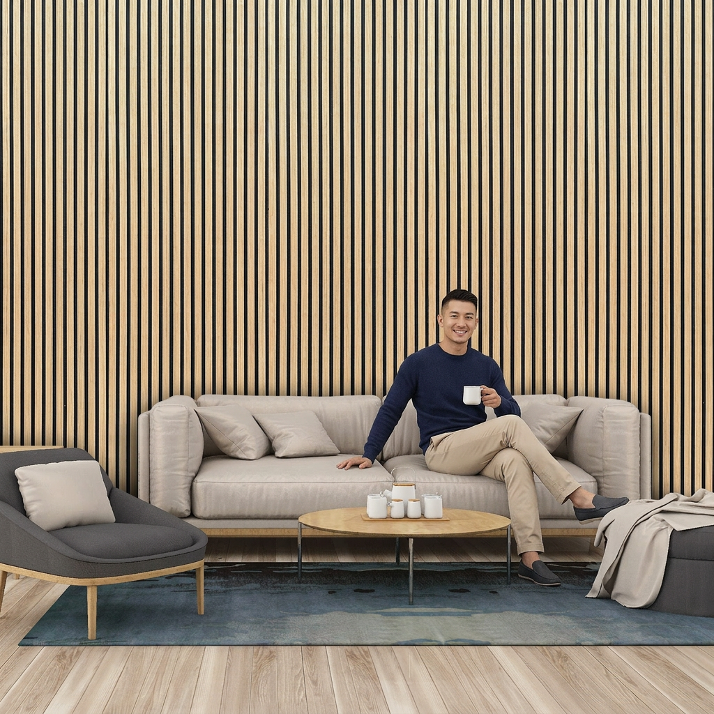 Universal Acoustic Panel Wall Mount Bracket No Drill Damage-Free