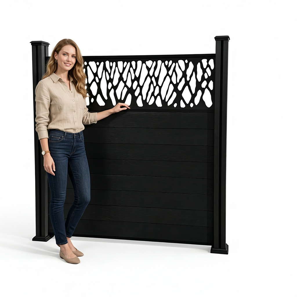 WPC fence for swimming pool area