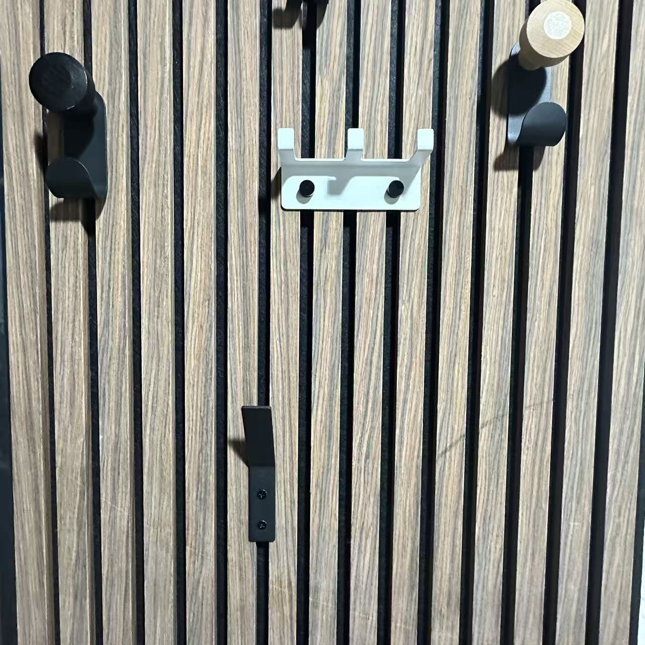 Acoustic Panel Hooks | No-Drill Mounting Hardware for Slat Soundproof Panels