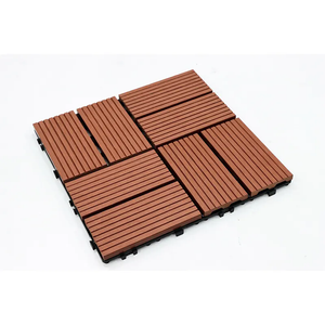 Classical wood plastic composite DECKING TILE 300*300mm