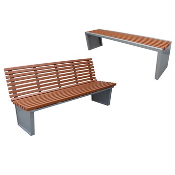 WPC wood plastic composite bench