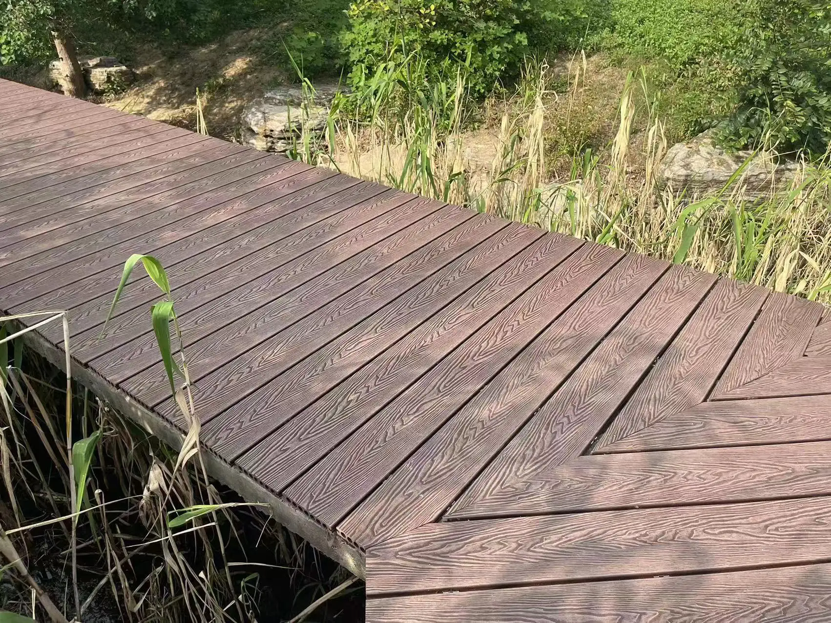 WPC Decking 3D Embossed decking