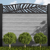 WPC FENCE WITH ALUMINUM