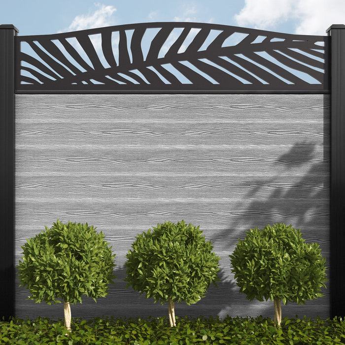 WPC FENCE WITH ALUMINUM