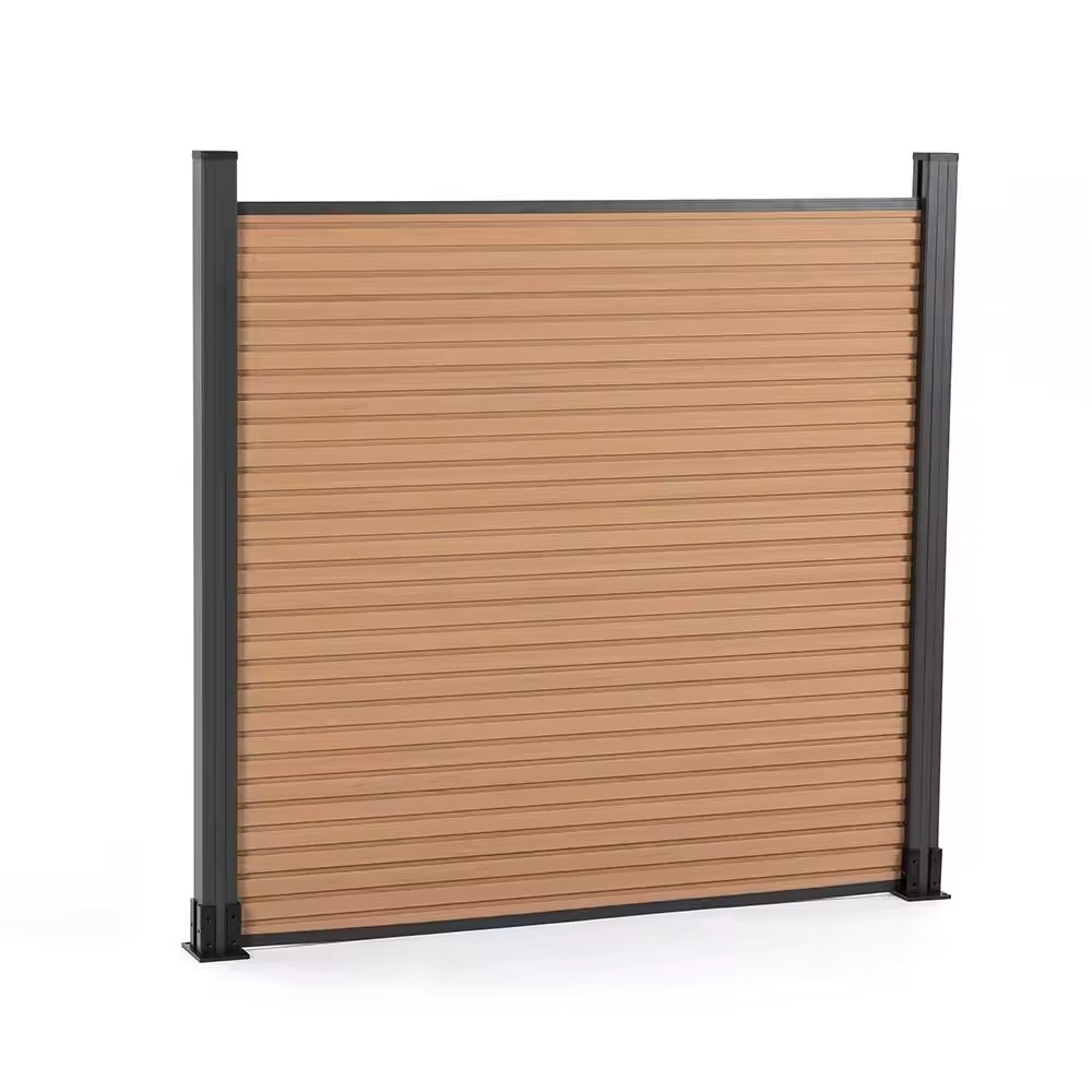 Co extrusion wpc wood plastic composite fence