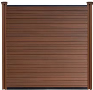 Co extrusion wpc wood plastic composite fence