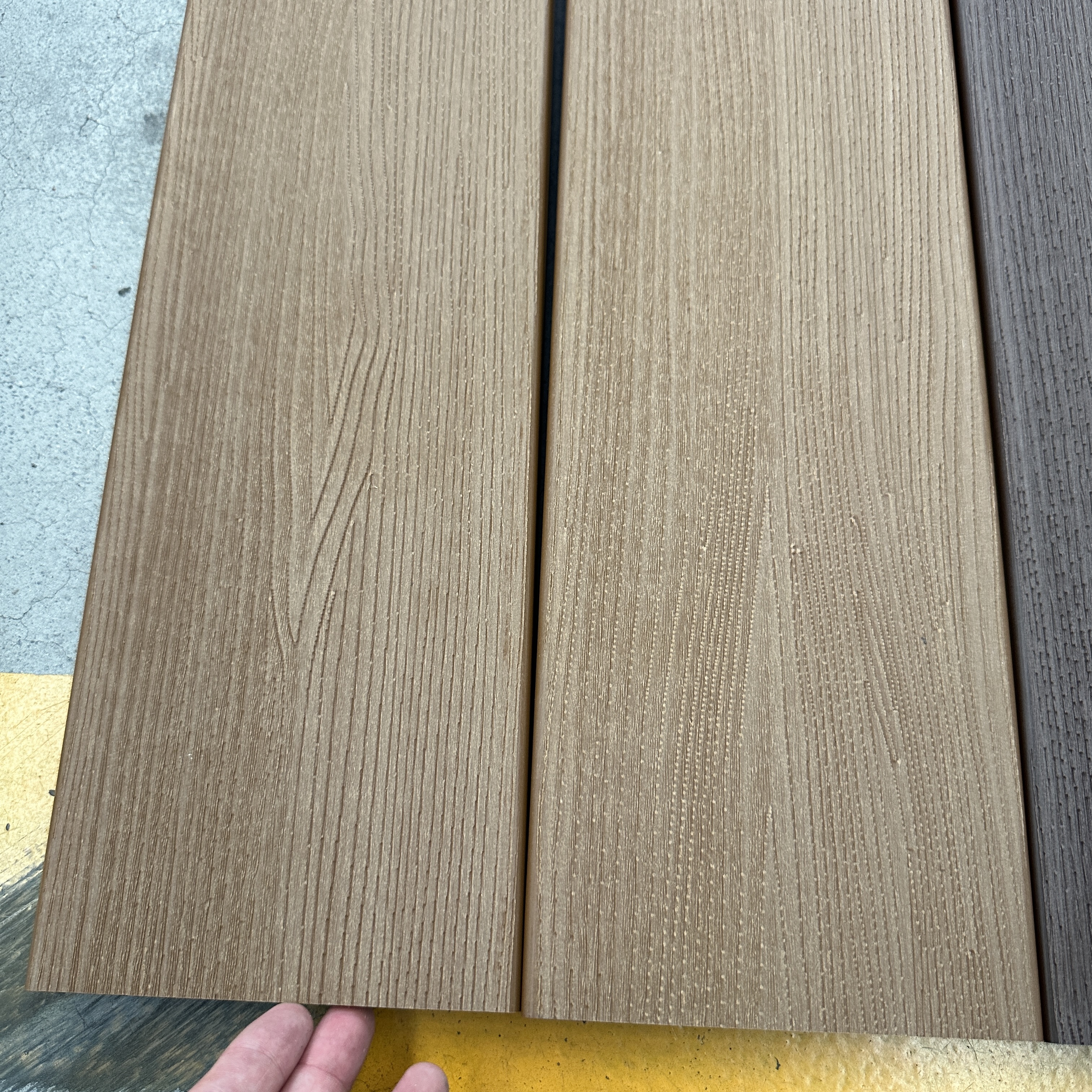 KSL Wpc 3d Embossed Woodgrain Outdoor Waterproof Wpc Flooring Composite Decking for Swimming Pool