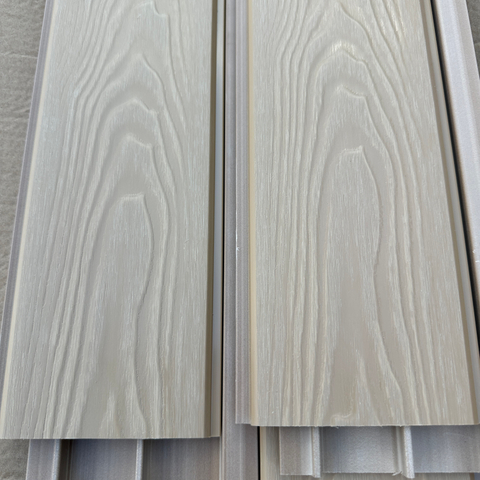 Modern ASA ceiling wall panels with external grooves, ASA waterproof and fireproof, anti-static for hotel outdoor use, graphic design