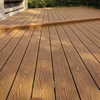 Outdoor waterproof deck terrace wood-plastic composite outdoor flooring Chinese manufacturer high-quality teak
