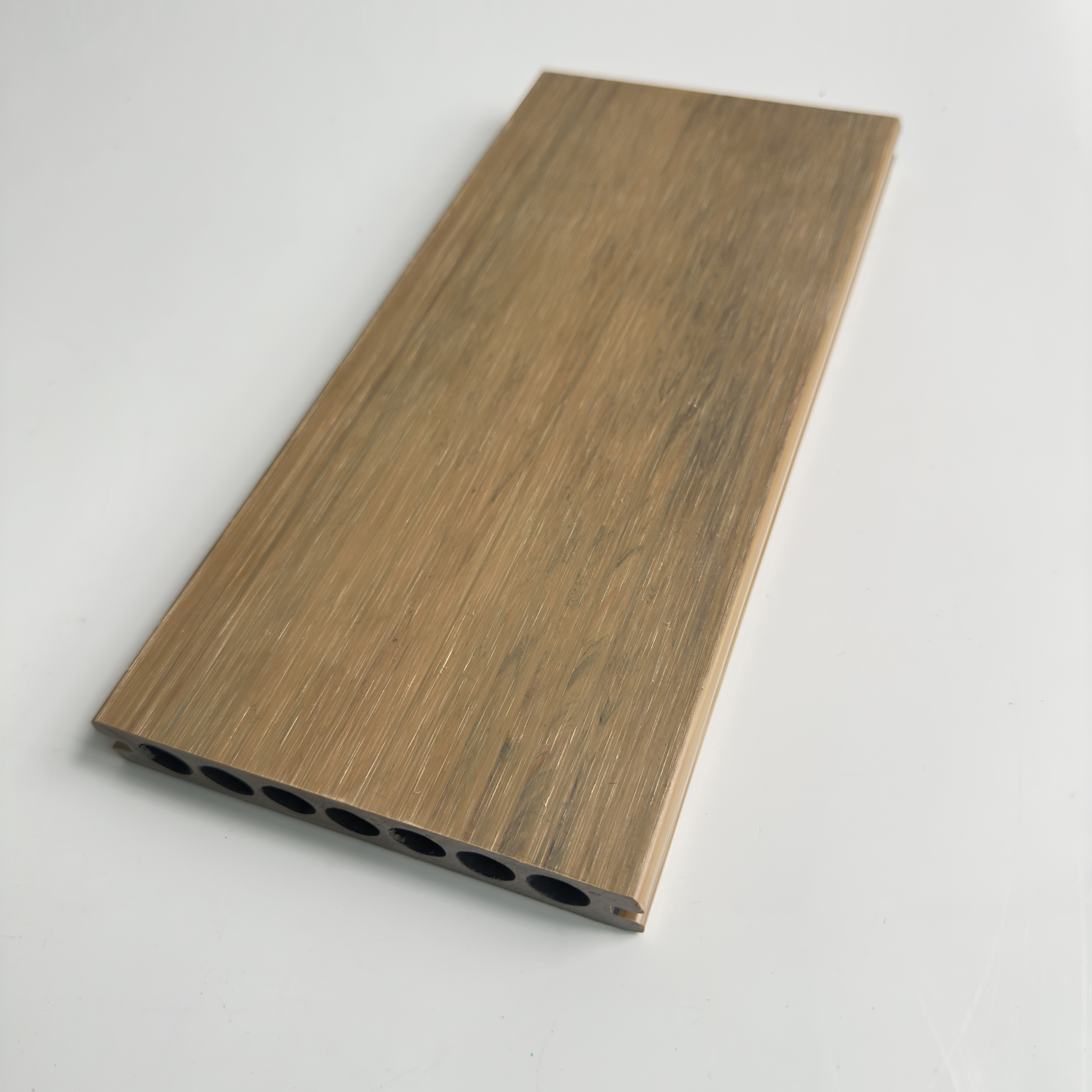 Waterproof ASA floor tiles, non-slip wooden courtyard outdoor wood-plastic composite wooden tiles, 300ASA DIY interlocking deck tiles