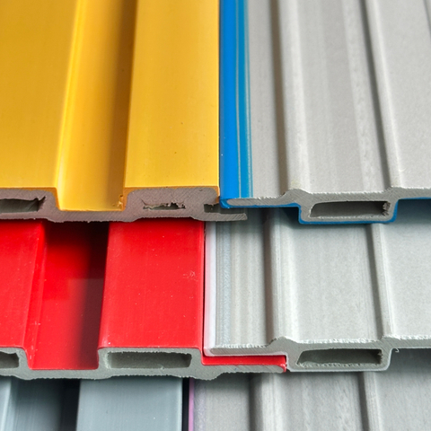 Third-generation technology co-extruded ASA coated lightweight wall panels, outdoor decorative wall panels, polyvinyl chloride grooved panels