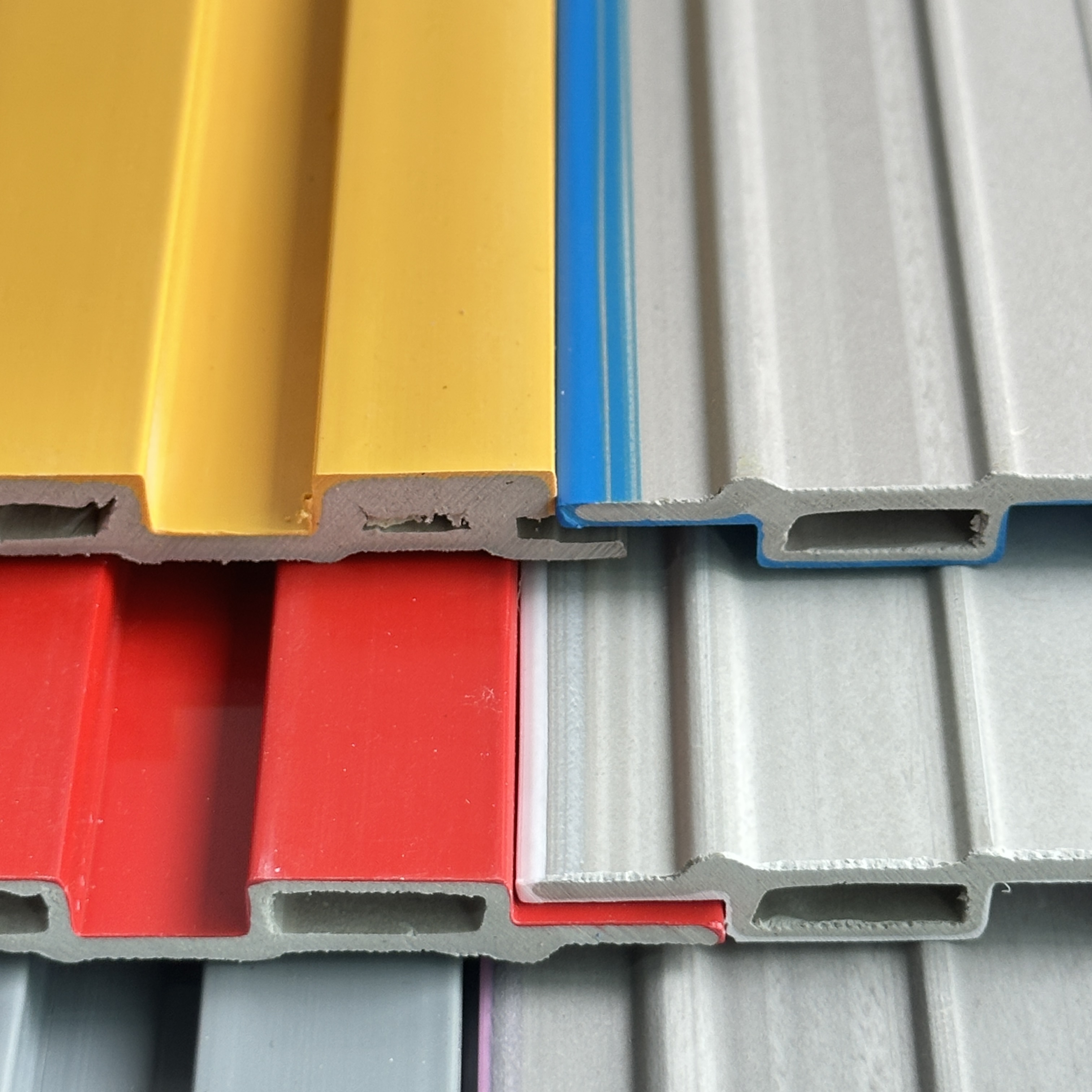 Third-generation technology co-extruded ASA coated lightweight wall panels, outdoor decorative wall panels, polyvinyl chloride grooved panels