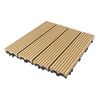 WPC Floor Diagonal Grain Dark Cooffee Color Wood Plastic Composite Diy Splicing Flooring Outdoor for Home