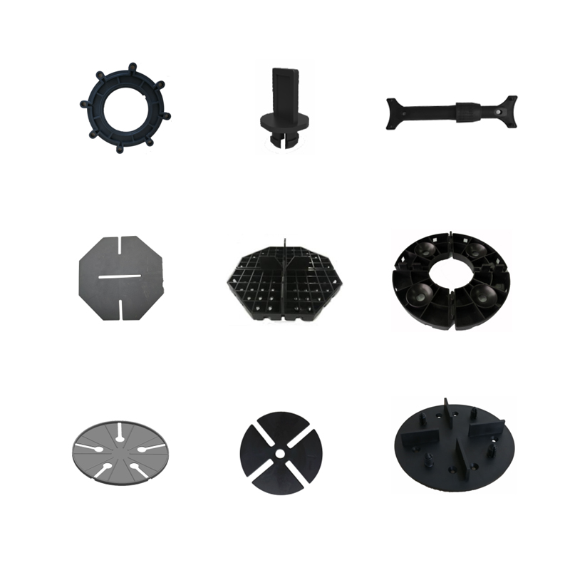 Outdoor Deck Ceramic Tiles Flooring Joist Best-Selling Self-Leveling Paver Support Adjustable Plastic Pedestal