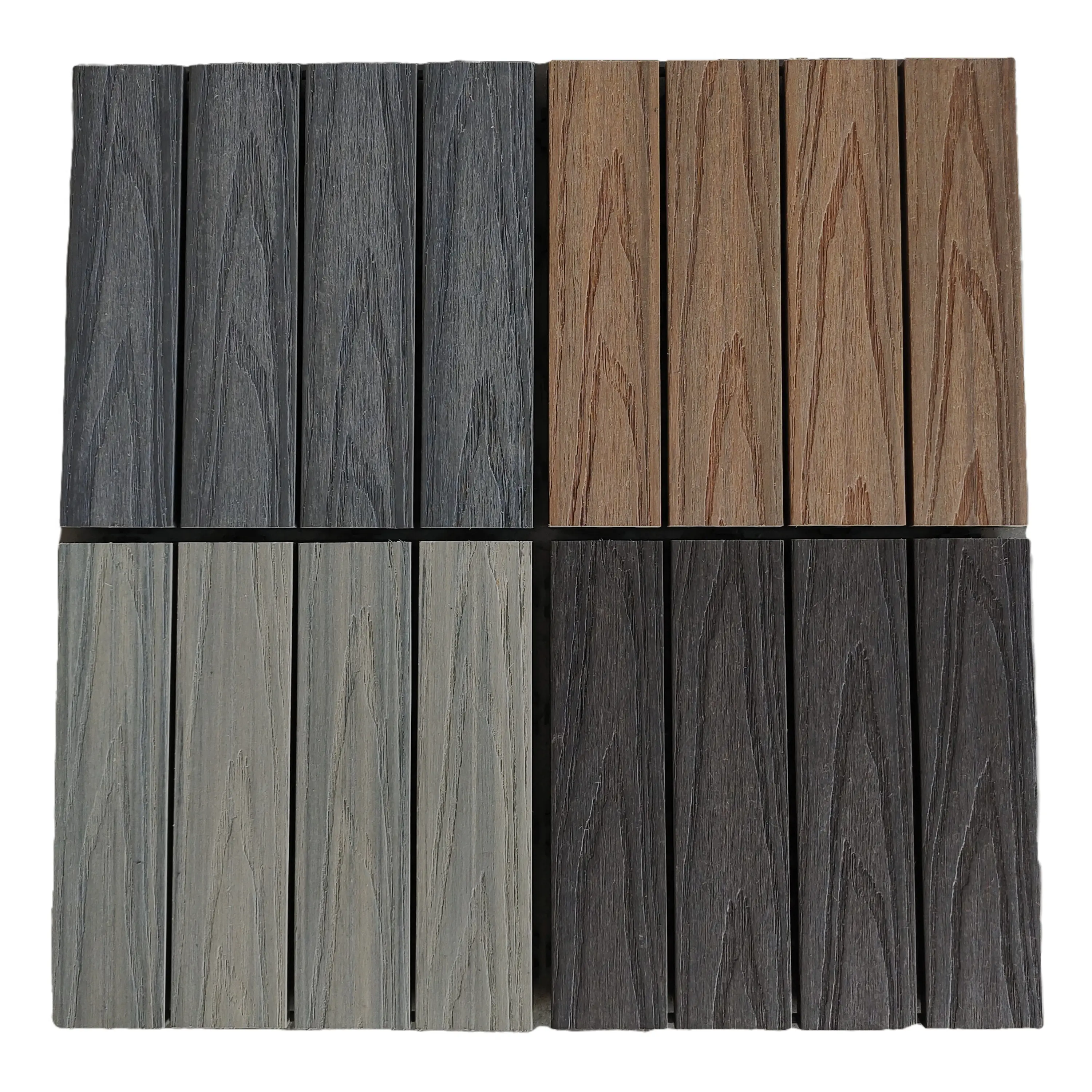 Co extrusion WPC composite DECKING TILE 300*300mm