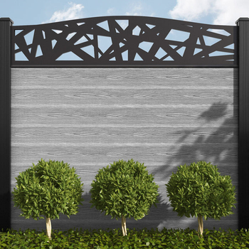 WPC FENCE WITH ALUMINUM