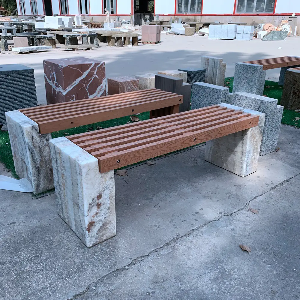 wood plastic composite bench