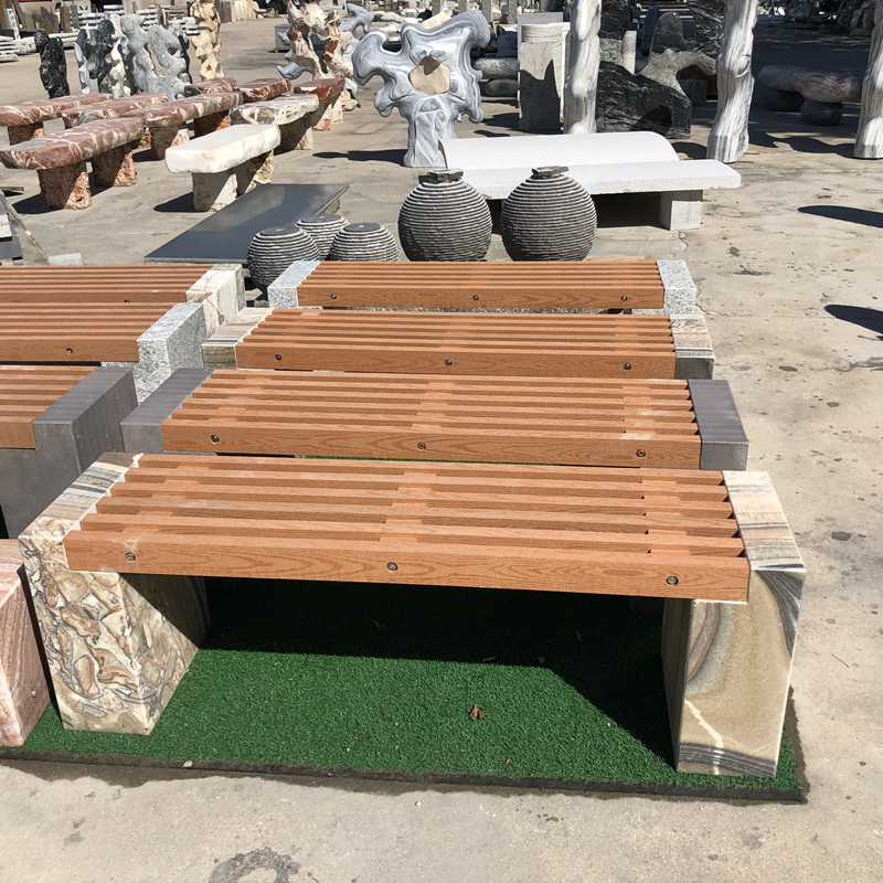 wood plastic composite bench