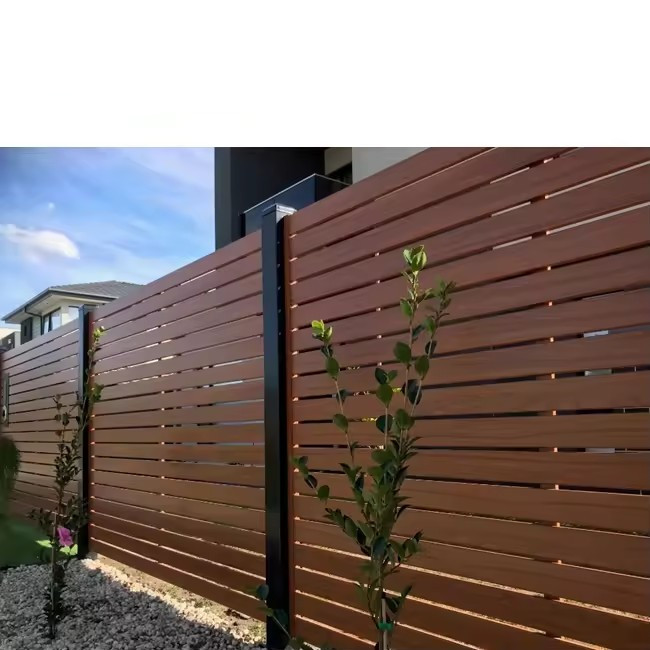 Co extrusion wpc wood plastic composite fence