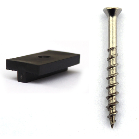 wood plastic composite deckind wall panel fence clips