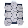 Soundproof Hexagon Polyester Fringe Panels for Home Studio And Recording StudioFlexible Curly Bendable Acoustic Wall Panels with 3D Wave Shape for Decorative UseModern Interior Acoustic Wall Panels Wi
