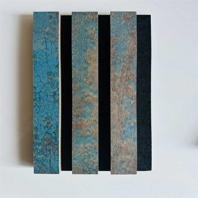 Best Fireproof Waterproof Acoustic Slat Wall Panel Wood Veneer Panel 3D Decorative Slats Acoustic Panels for Interior Wall Deco