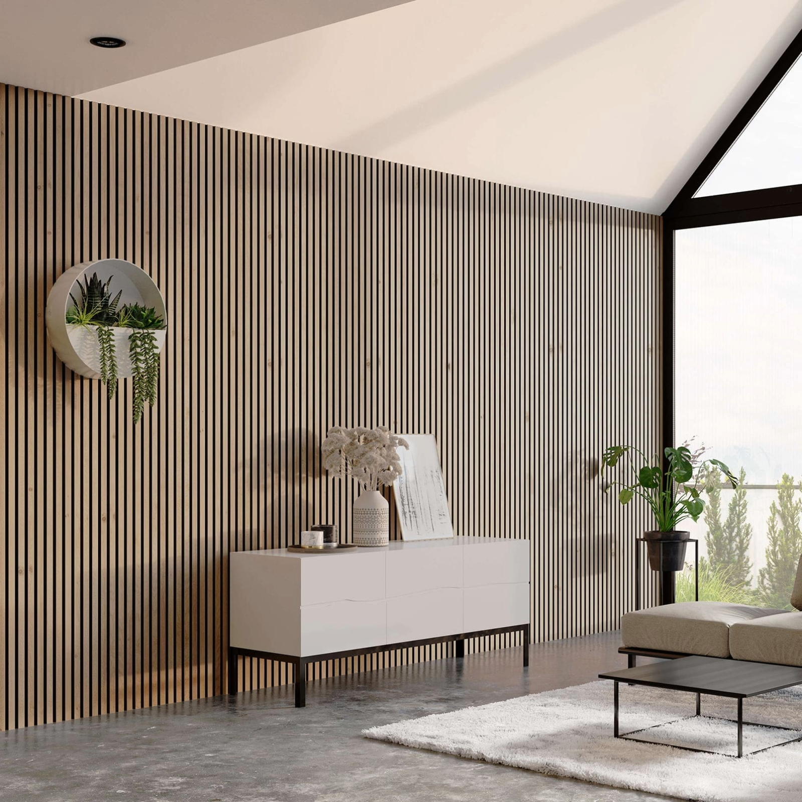 Bass Trap Luxury Soundabsorbing Modern 3D Home Interior Decoration Sound Proof Mdf Natural Wood Decor Walls Slat Acoustic Panels