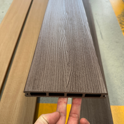 KSL Wpc 3d Embossed Woodgrain Outdoor Waterproof Wpc Flooring Composite Decking for Swimming Pool