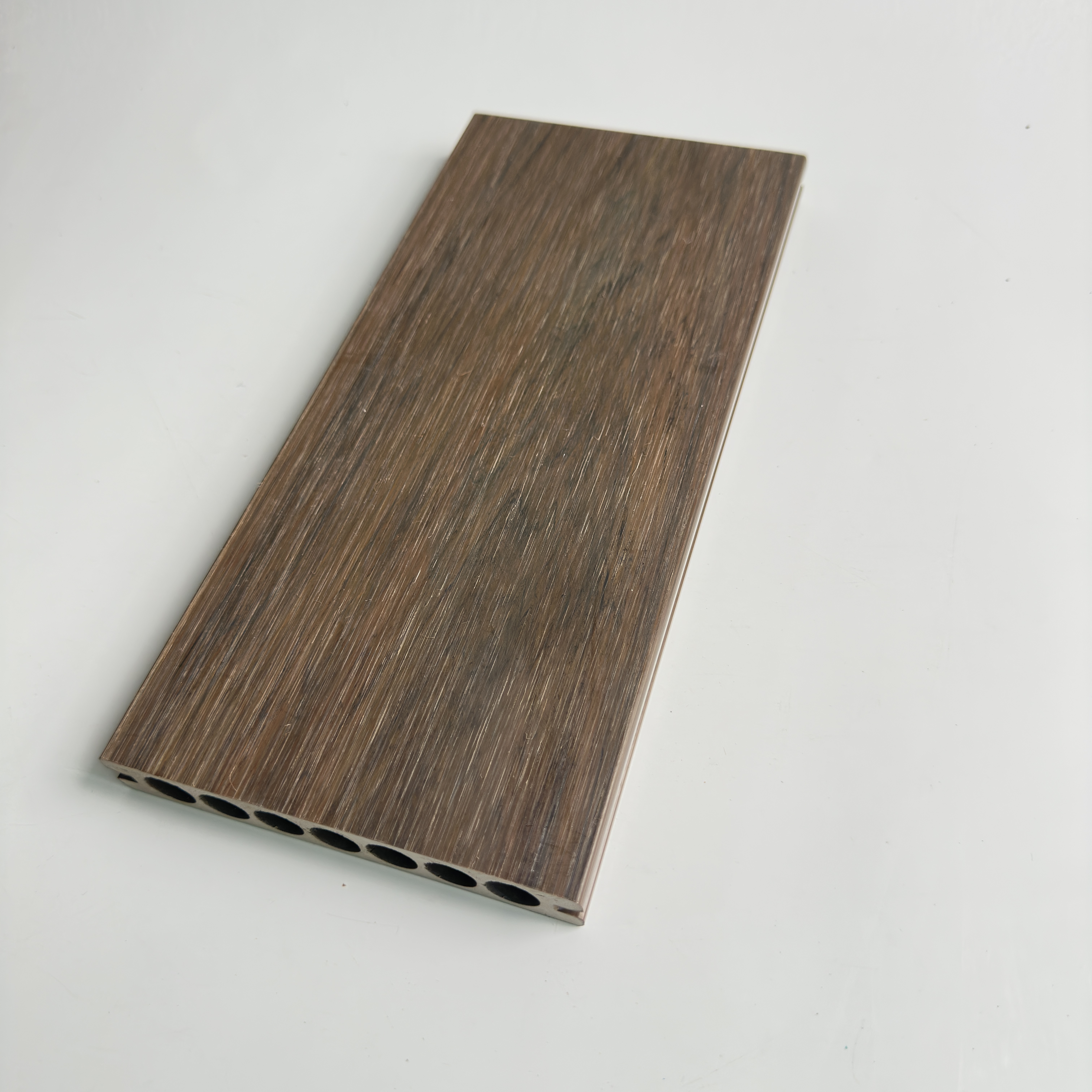 Waterproof ASA floor tiles, non-slip wooden courtyard outdoor wood-plastic composite wooden tiles, 300ASA DIY interlocking deck tiles