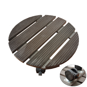 Factory Supply WPC Interlocking Balcony Tiles Composite DIY Tiles Exterior Terrace WPC Flooring Tiles for Outdoor