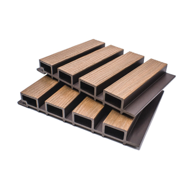 Great Wall Co-Extruded High Quality Modern Exterior Wood-Plastic PVC Wall Panel Two-Color Texture Pavement Waterproof