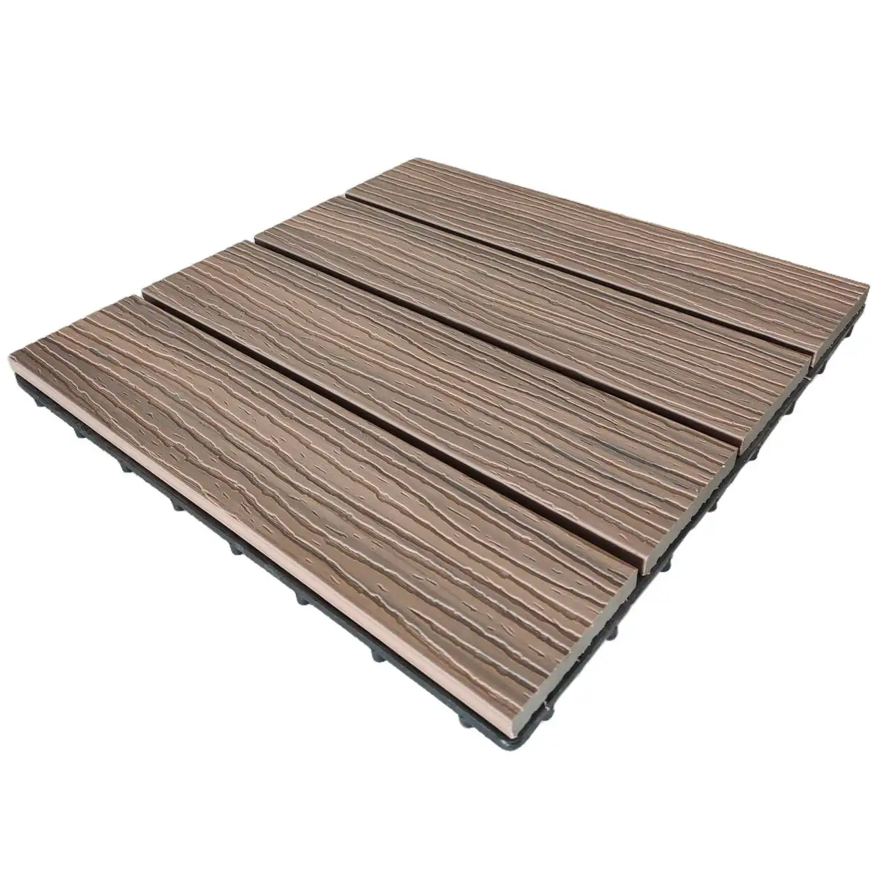 Classical wood plastic composite DECKING TILE 300*300mm