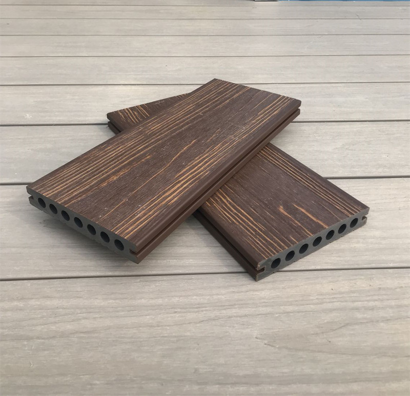 mixing colors capped WPC decking edge board 23*138mm
