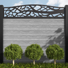 WPC FENCE WITH ALUMINUM